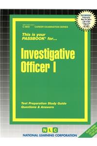 Investigative Officer I