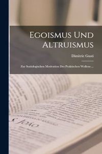 Egoismus Und Altruismus