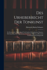 Des Urheberrecht Der Tonkunst