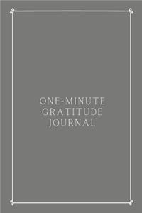 One-Minute Gratitude Journal