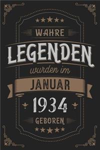 Wahre Legenden wurden im Januar 1934 geboren