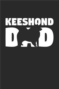 Keeshond Notebook 'Keeshond Dad' - Gift for Dog Lovers - Keeshond Journal