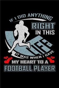 If I Did Anything Right in This Life It Was When I Gave My Heart to a Football Player