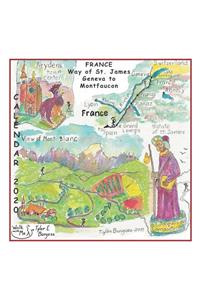 Calendar 2020, France Way of St. James Geneva to Montfaucon
