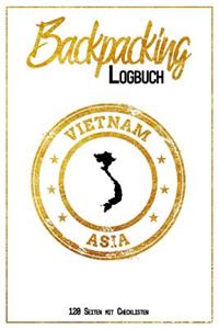 Backpacking Logbuch Vietnam Asia 120 Seiten mit Checklisten