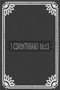 1 Corinthians 16