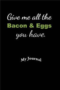 Give Me All The Bacon & Eggs You Have