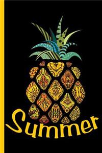 Summer - Colorful Patterned Pineapple