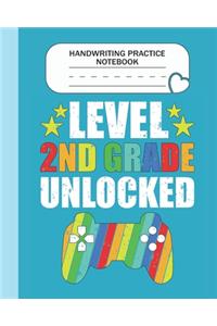Handwriting Practice Notebook - Level 2nd Grade Unlocked
