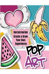 Blank Comic Book Blank Create & Draw Your Own Superheros