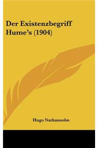 Der Existenzbegriff Hume's (1904)