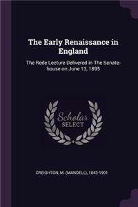 The Early Renaissance in England