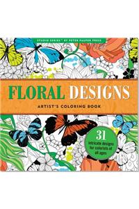 Floral Designs Artist's Coloring Book
