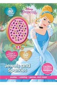 Disney Princess Jewels and Sparkles: Puzzles, Coloring, Games, and More!