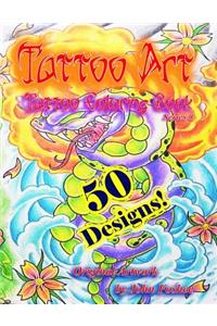 Tattoo Art Tattoo Coloring Book