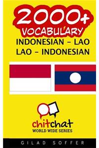 2000+ Indonesian - Lao Lao - Indonesian Vocabulary