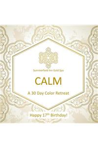 Happy 17th Birthday! CALM A 30 Day Color Retreat
