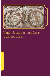 Una barca color vinaccia