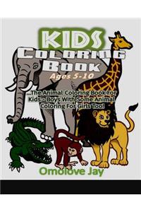 Kids Coloring Book Ages 5-10