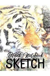 Blank Notebook Sketch