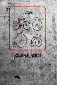Bicycle Journal book notebook 8x10 inch 102 page