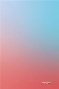 Journal Pages - Blue Pink Blur