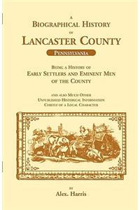 Biographical History of Lancaster County (Pennsylvania)