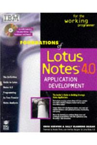 Foundations Of Lotus Notes 4 Application Developme Nt