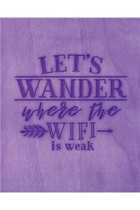Let's Wander Where The WiFi Is Weak