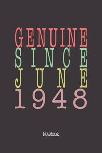 Genuine Since June 1948