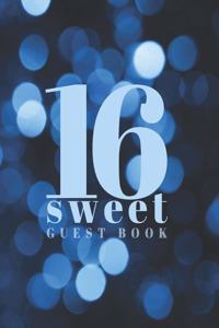 Sweet 16 Guest book