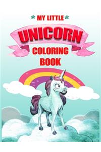 My Little unicorn Coloring Book