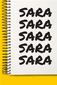 Name SARA A beautiful personalized