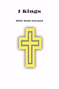 Bible Book Notepad 1 Kings