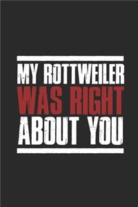 My Rottweiler Was Right About You
