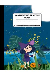 Handwriting Practice Paper Primary Composition Notebook