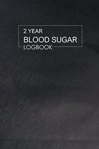 2 Year Blood Sugar Logbook