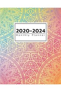 2020-2024 Monthly Planner