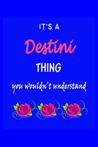 It's A Destini Thing You Wouldn't Understand