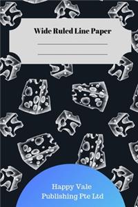 Cute Cheese Theme Wide Ruled Line Paper