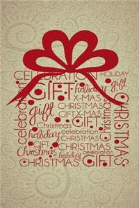 Christmas Notebook, Memory Book to Write or Draw, (Xmas), 6x9, 50 Beautiful Pages