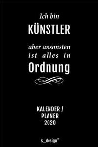 Kalender 2020 für Künstler