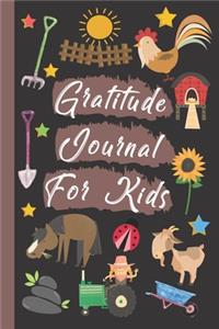 Gratitude Journal For Kids. Farm Life Theme
