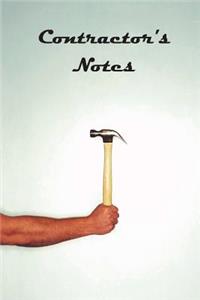 Contractor's Notes