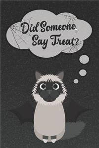Birman Cat Lined Notebook