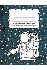 Composition Notebook Wide Ruled 120 Pages