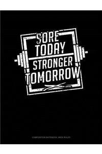 Sore Today Stronger Tomorrow