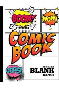 Blank Comic Book For Kids