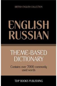 Theme-based dictionary British English-Russian - 7000 words
