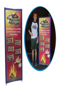 Vacation Bible School (Vbs) 2024 Camp Firelight Vbs Theme Banner